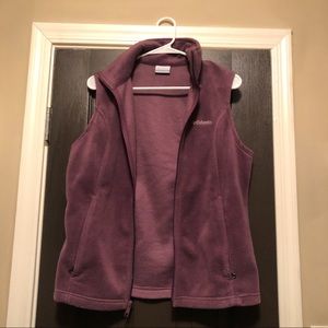 Columbia Purple Fleece Vest